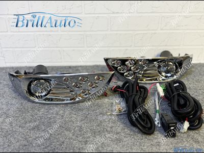 Противотуманки Toyota Prado 120 (1 линза под лампу)