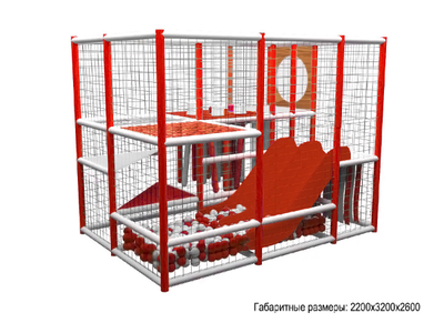 Игровой лабиринт «Светофор» 3.2х2.2х2.6 м.