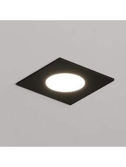 Точечный встраиваемый влагозащищенный светильник Denkirs DK3102-BK