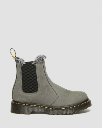 Ботинки Dr Martens 2976 Chelsea Leonore Nickel Grey зимние