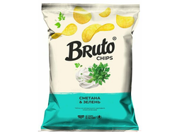 Картошечка "Bruto" Сметана и Зелень" 120гр