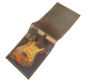 Обложка на студенческий билет с принтом "Гитара"