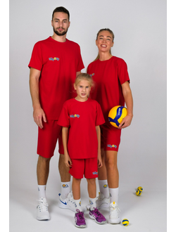 ТРЕНИРОВОЧНЫЙ КОСТЮМ VOLLEYLIFE КРАСНЫЙ детский (120-150 см)