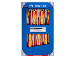 Набор отверток, диэлектрические, 7 предметов KING TONY 30607MR