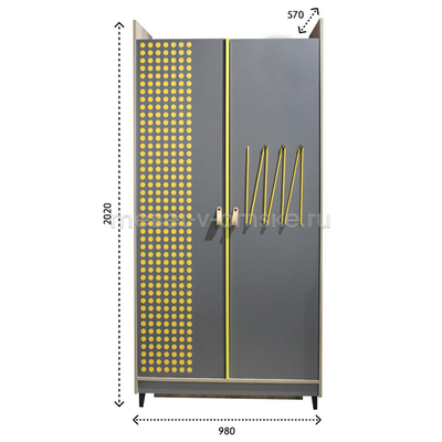 Шкаф Поинт 2-х дверный