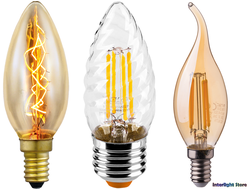 LED Filament Свеча/Свеча на ветру