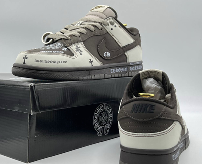 Nike SB Dunk Low Chrome Hearts (Бежевые) новые