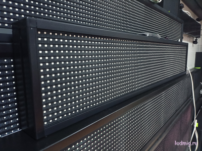 Маршрутное табло для автобуса красные диоды 190х990мм