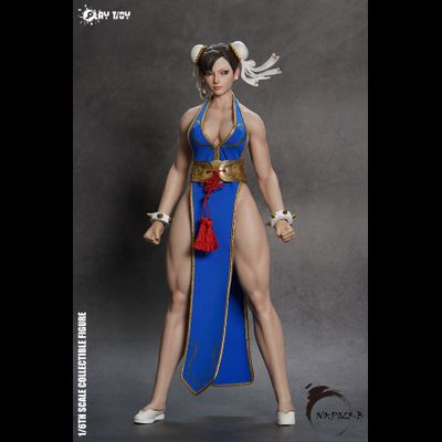 Чун Ли (серия Street Fighter) - Коллекционная ФИГУРКА 1/6 Fighting Goddess 2.0 (P023B) - PLAY TOY