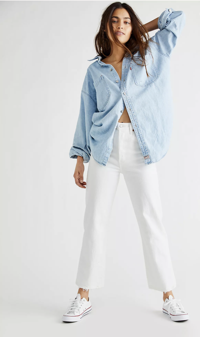 Не стареющая классика Converse All Star Ox White белые низкие M7652C