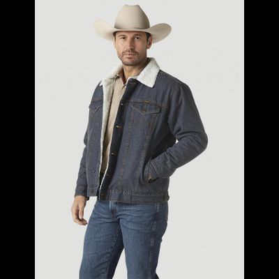Куртка Wrangler® Western Sherpa Lined Denim Trucker Jacket