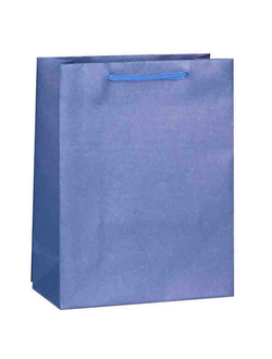 Пакет подарочный 18 синяя, 26x32x12см 48628
