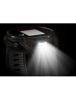 Часы Garmin Fenix 8 - 43mm AMOLED Sapphire Carbon Gray DLC Titanium Black / Pebble Gray