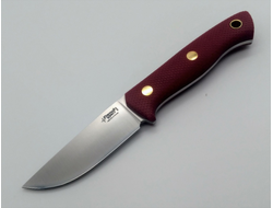 Нож Fang сталь N690 рукоять красная микарта