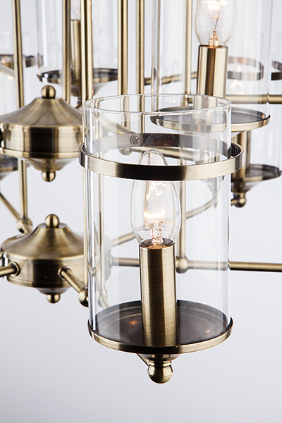 Подвесная люстра в стиле лофт 60040/9 античная бронза