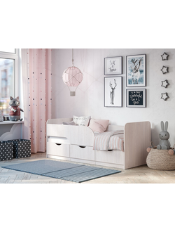 Детская Кровать с бортиком 0,9 Стандарт КР-22 ( BTS)