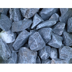 Черный мрамор галтовка, фракция 20-40 мм