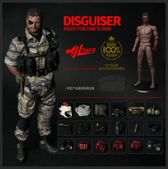 Биг Босс (Метал Гир) Коллекционная фигурка 1/6 Big Boss (Metal Gear Solid V) Disguiser WJL Toys