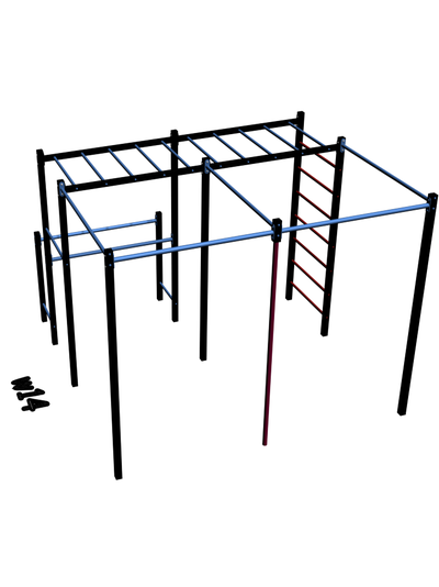 Спортивная площадка Workout W14 + пилон