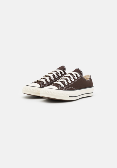 КЕДЫ CONVERSE 70 DARK ROOT КОРИЧНЕВЫЕ НИЗКИЕ 170554c фото носка