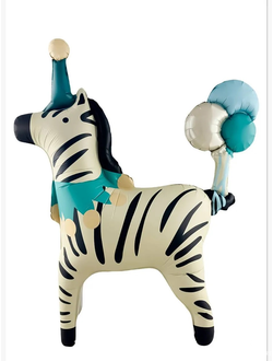 Зебра ходячая фигура шар ( воздух)