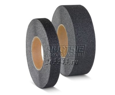 Черная абразивная противоскользящая лента (25мм, 50мм)