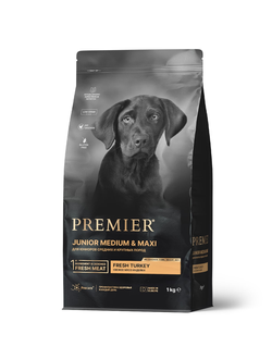 PREMIER (Премьер) сухой корм для юниоров средних и крупных пород, Индейка 1 кг