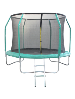 Батут SportElite 10FT 3,05м с защитной сеткой с лестницей GB102011-10FT