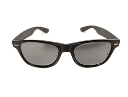 Солнцезащитные очки RB Wayfarer зеркальные серебристые (Пластик)