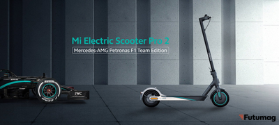 Электросамокат Xiaomi PRO 2 MI ELECTRIC SCOOTER MERCEDES-AMG PETRONAS F1 Edition
