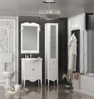 Тумба с раковиной Opadiris Брунелла 65 белый матовый