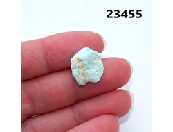 Бирюза натуральная (необработанная) Армения арт.23455: 1,6г - 15*14*9мм