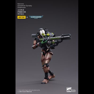 Дезмарки Некронов (Warhammer 40k) - КОЛЛЕКЦИОННАЯ ФИГУРКА 1/18 Necrons Szarekhan Dynasty Deathmark (JT4164) - JOYTOY