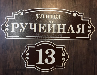 адресная табличка