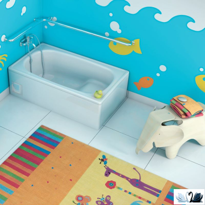 Ванна стальная BLB EUROPA 120х70 см, с местом для сидения, толщина стали 2,3 мм