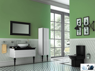 Унитаз-биде Creavit LARA LR360-00SM00E-0000, в комплекте с бачком, напольный, черного цвета, матовый