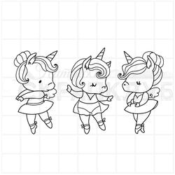 штамп единороги