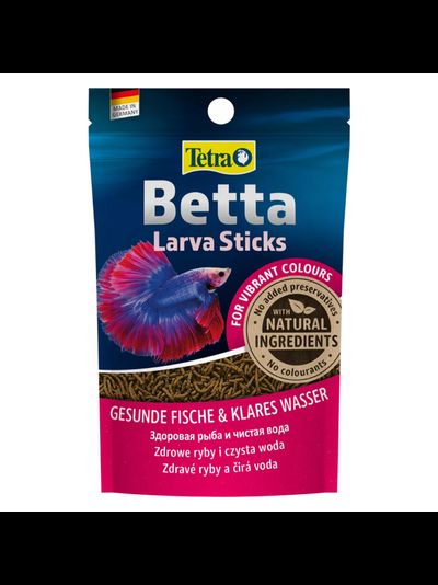 Tetra Betta LarvaSticks в форме мотыля для петушков 5 г