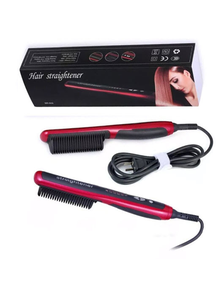 Расческа для выпрямления волос Fast Hair Brush Straightener HQT-908A оптом