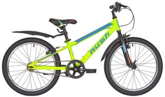 Детский велосипед RUSH HOUR RX 200 V-brake ST 20" желтый, рама 11