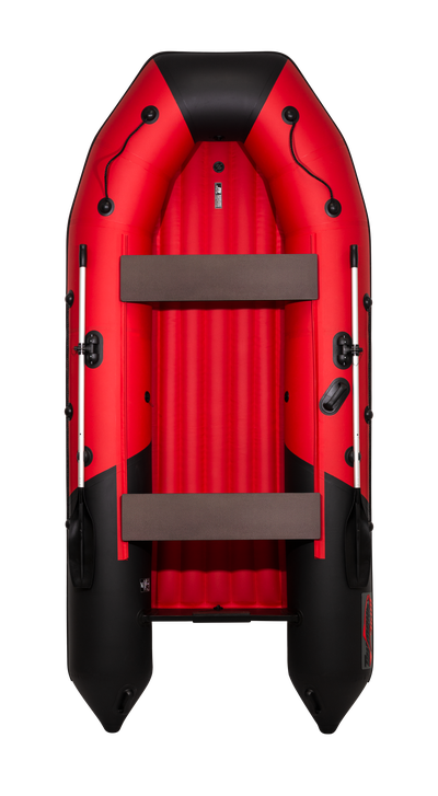 Моторная лодка Таймень NX 3600 НДНД PRO красный черный - MNELODKU.RU