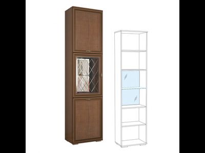 Пенал с витриной Ливорно ЛШ-5