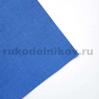 искусственная кожа Zephir (Италия), цвет-синий F355, размер-70х33 см