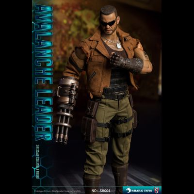 Баррет Уоллес (Final Fantasy VII Remake) - Коллекционная ФИГУРКА 1/6 Fantasy Reset - Avalanche Leader (SH004) - SHARKTOYS
