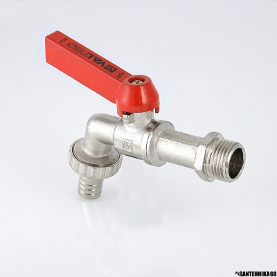 Кран водоразборный со съемным штуцером VALTEC VT.051 1/2 3/4 с носиком