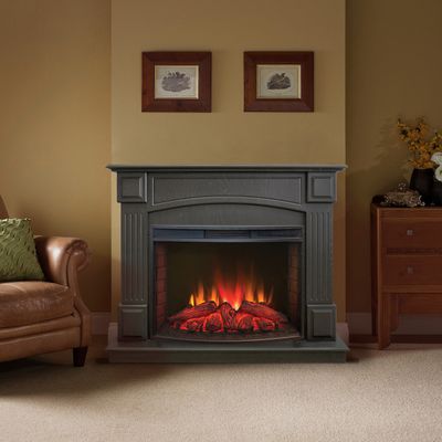 Электрокамин Carolina DN с очагом Evrika 25.5 LED