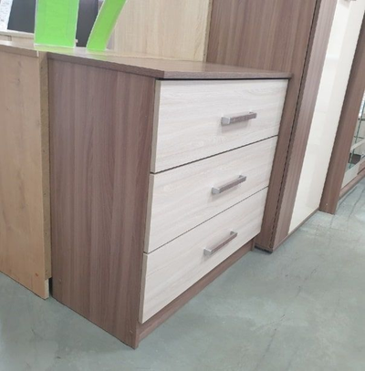 Адель комод Ясень шимо темный/Ясень шимо светлый