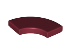 Tile, Round Corner 2 x 2 Macaroni, Dark Red (27925 / 6172632)