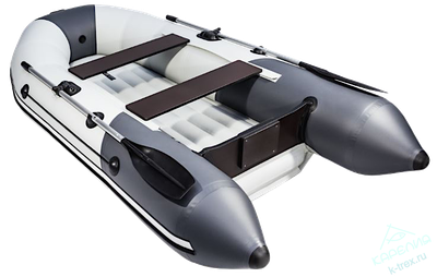 Лодка ПВХ Мастер Лодок Таймень NX2800НДНД "Комби" Св.Серый / Графит