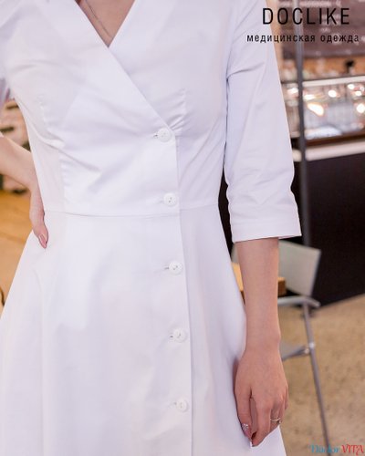 ПЛАТЬЕ DOCLIKE DL317 белое